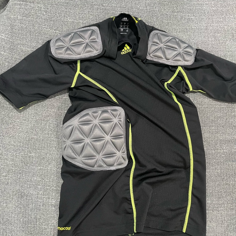 Adidas Black Padded Sports Shirt